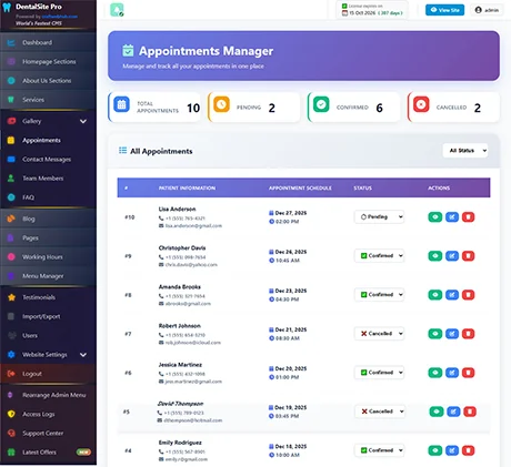Appointments Manager